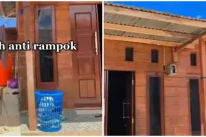 Dari luar terlihat sederhana, penampakan bagian dalam rumah papan ini bikin takjub