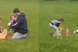 Aksi heroik bocah selamatkan kucing dari ledakan roket air, endingnya bikin tepuk jidat