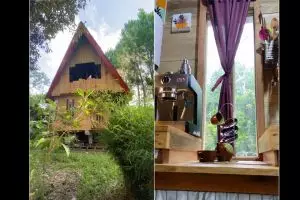 Sederhana tanpa kitchen set mahal, potret dapur kayu ini tetap nyaman dan jadi idaman