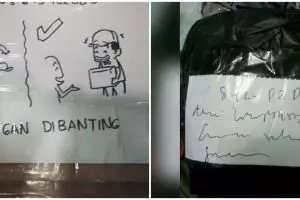 11 Potret nyeleneh bungkus paket ini nggak niat, bikin kurir pusing