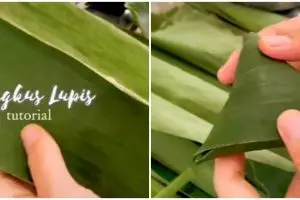 Cara membungkus kue lupis, antiribet dan gampang ditiru pemula