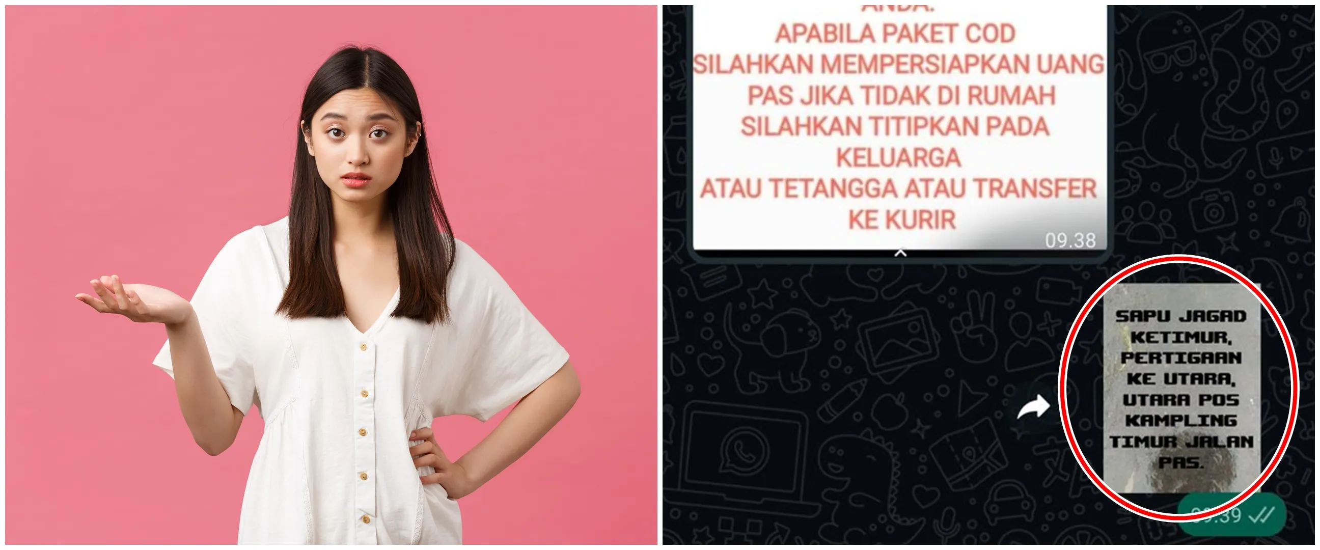 11 Chat lucu ngasih tahu patokan rumah ke kurir paket ini endingnya malah bikin emosi