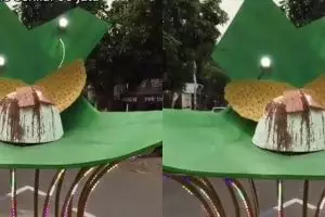 Tugu Pecel Kertosono senilai Rp 60 juta ini penampakannya jauh dari ekspektasi