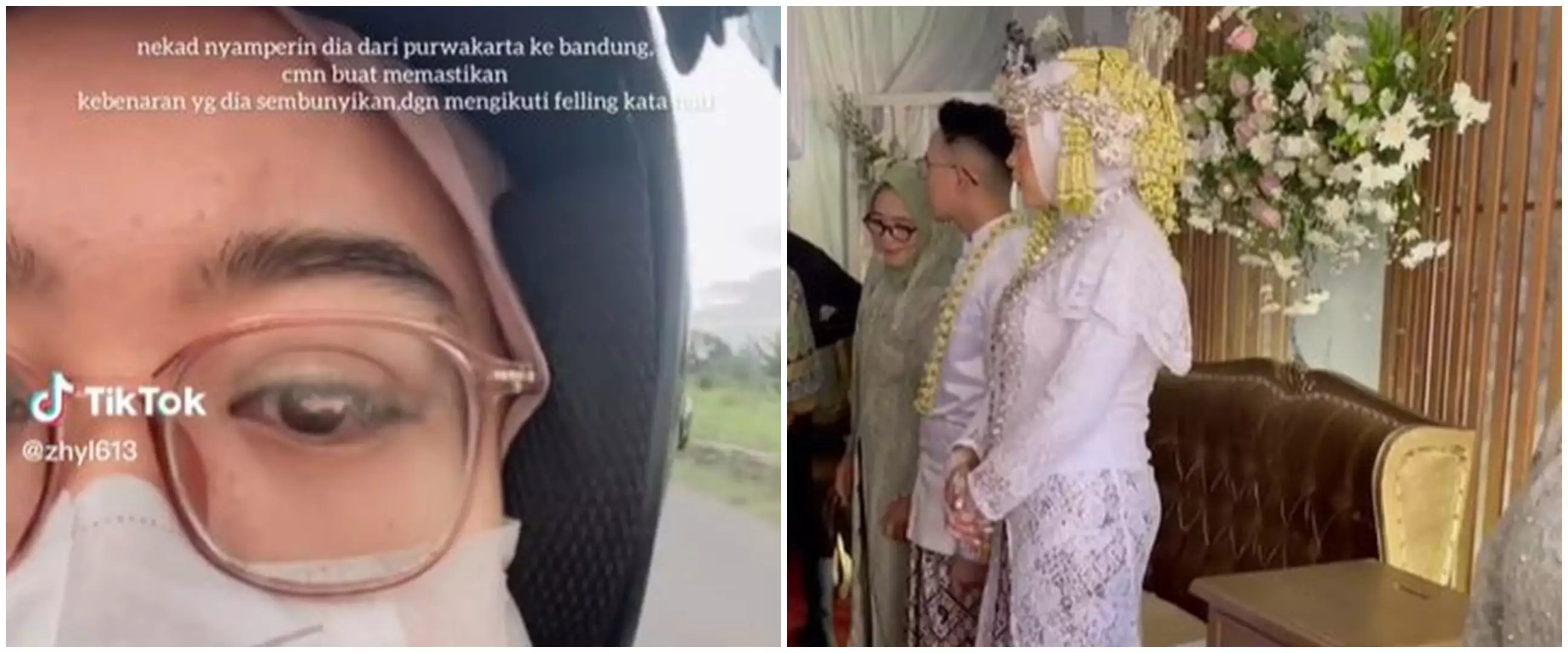 Kisah pilu wanita pergoki pacar nikah dengan orang lain, nekat naik motor dari Purwakarta ke Bandung