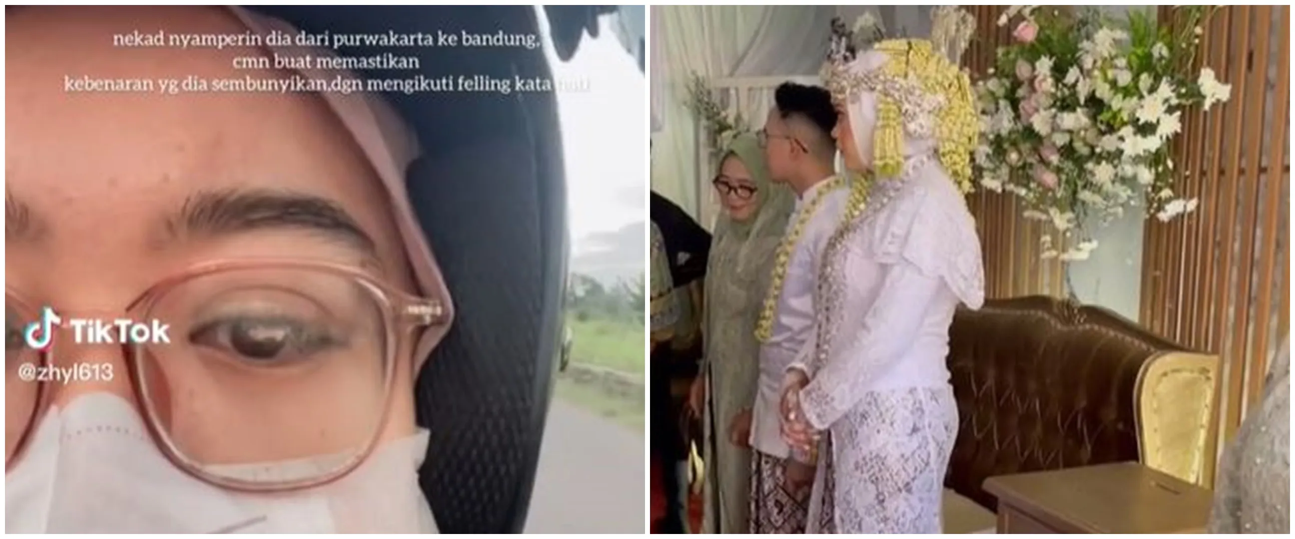 Kisah pilu wanita pergoki pacar nikah dengan orang lain, nekat naik motor dari Purwakarta ke Bandung