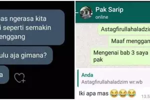 Typo di saat yang tidak tepat, 11 chat lucu niatnya serius ini malah bikin tepuk jidat