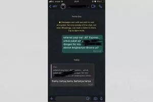 13 Potret chat WA pelanggan ke kurir paket ini endingnya bikin geregetan dan emosi