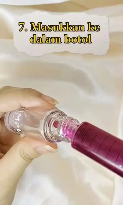 DIY membuat lip tint pakai 1 jenis buah TikTok