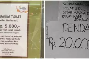 11 Tulisan lucu peringatan di tempat umum ini bikin orang auto mikir dua kali