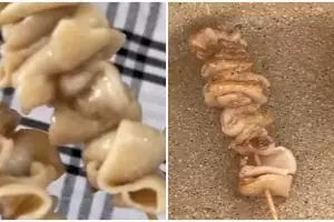 Trik mengolah kulit ayam agar lebih mudah dipotong sebelum ditusuk ke lidi sate