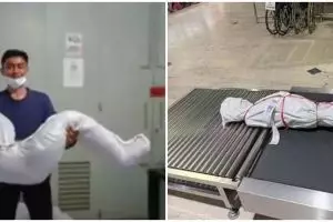 Merinding lihatnya, 11 penampakan paket dibungkus karung ini bentuknya bikin kaget