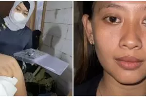 Manten punya bekas kerokan dirias MUA pakai paes Jawa hasilnya bikin takjub, skill perias panen pujian