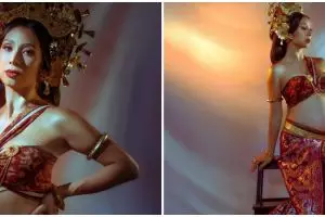 Tampil bak putri Bali, 11 maternity shoot Jennifer Bachdim ini bikin salah fokus