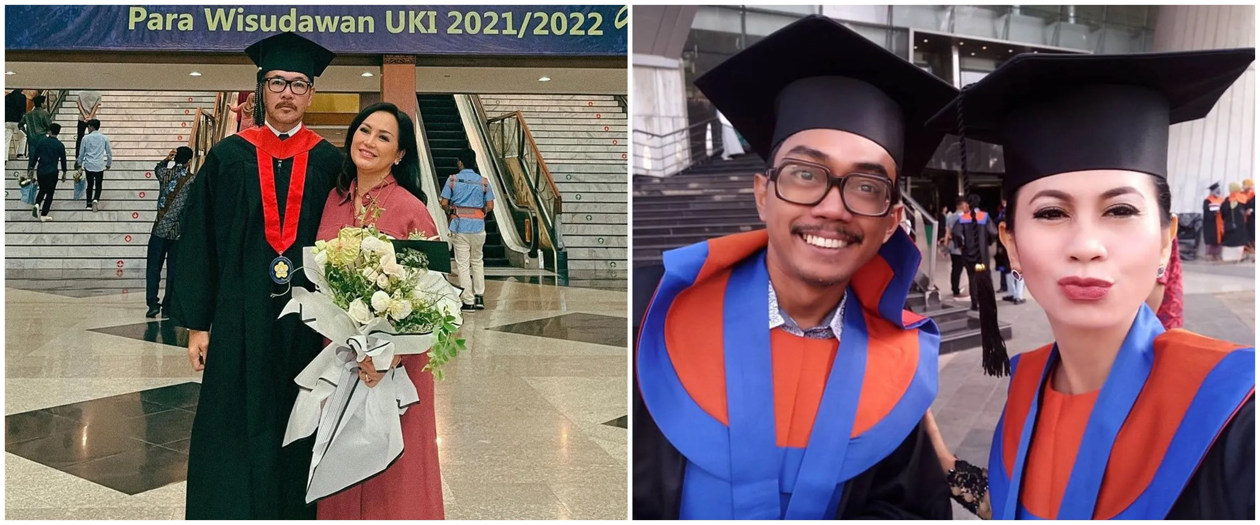 Bukti menuntut ilmu tak kenal umur, 9 seleb ini diwisuda saat usia 40-an tahun
