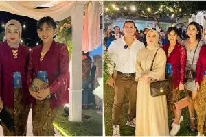 Pesona 11 seleb Genta Buana kondangan di nikahan Reiner Manopo, Afdhal Yusman gagah pakai batik