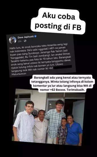 Kisah pria Amerika cari pengasuhnya di Indonesia TikTok Kisah pria Amerika cari pengasuhnya di Indonesia TikTok