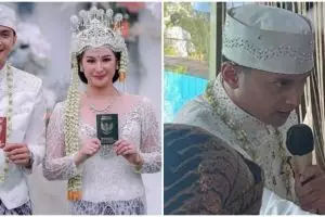 Lepas masa jomblo di usia 36 tahun, ekspresi Reiner Manopo usai ijab kabul ini bak selebrasi main bola