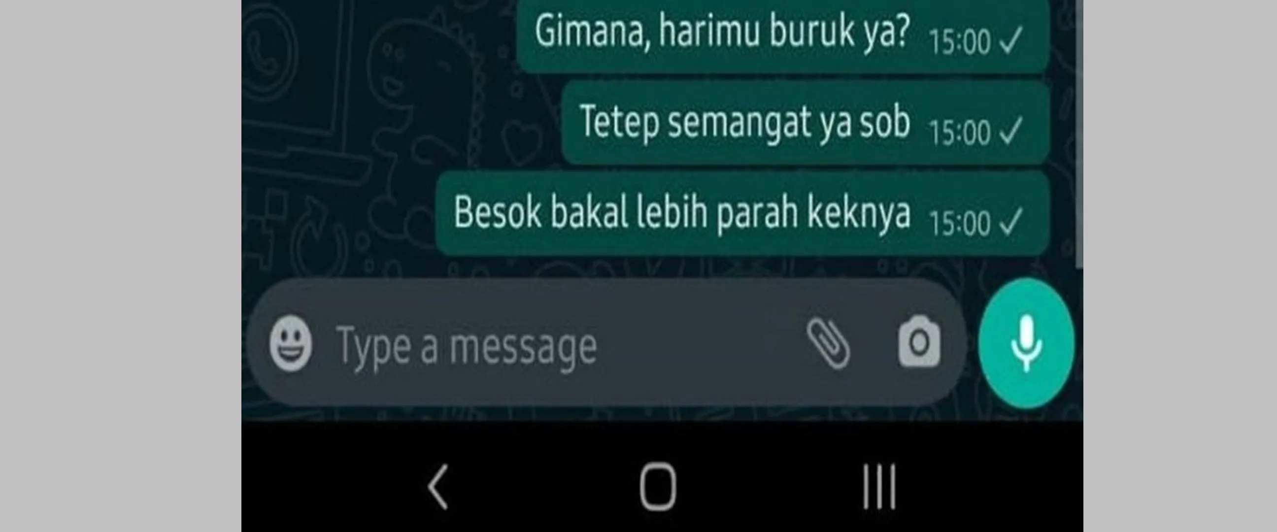11 Chat absurd memberi motivasi untuk bestie, endingnya bikin ngelus dada
