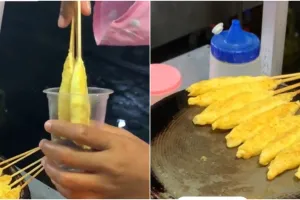 Cara unik bikin telur gulung tanpa minyak dan wajan ini bisa dijual Rp 1.000, hasil tetap mulus