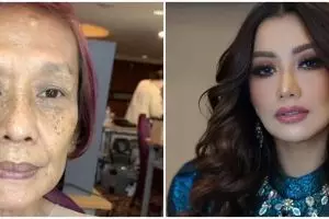 Transformasi wanita paruh baya dirias MUA jadi lebih muda, disebut mirip Reza Artamevia