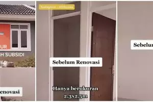 Makeover rumah tipe 30 jadi hunian yang tampak luas, hasilnya mewah punya banyak spot Instagramable