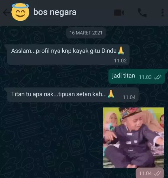 Chat lucu percakapan bapak dan anak ini kocak abis Berbagai sumber Chat lucu percakapan bapak dan anak ini kocak abis Berbagai sumber