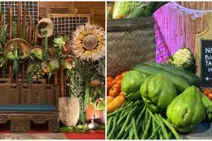 Pasangan ini gelar pernikahan unik berkonsep pesta rakyat, tamu undangan bawa pulang hasil kebun
