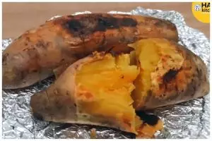 Cara mudah memanggang ubi madu tanpa oven, tetap lembut dan matang sampai ke dalam