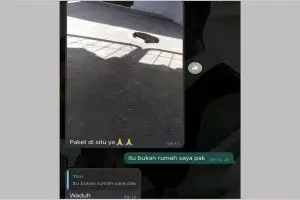Kurir salah alamat, 11 chat lucu pemberitahuan paket ini bikin pelanggan tepuk jidat