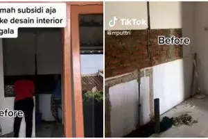 Rumah subsidi dihina pakai jasa desain interior ternyata dalamnya bikin takjub, ini 9 potret huniannya