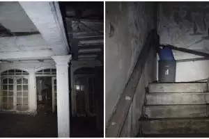 11 Potret rumah lawas Iis Sugianto yang terbengkalai, ada ruang misterius penuh barang baru