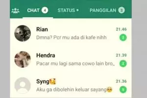 11 Chat lucu ketahuan selingkuh ini endingnya nyesek abis, nggak bisa berkata-kata lagi