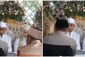 Salah sebut nama ayah mempelai pria, konsentrasi penghulu buyar usai dengar suara lato-lato