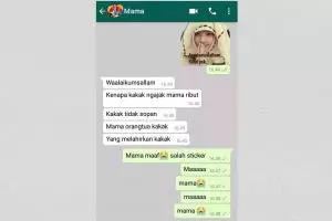 13 Potret chat salah kirim stiker WhatsApp ini kocak sekaligus bikin panik