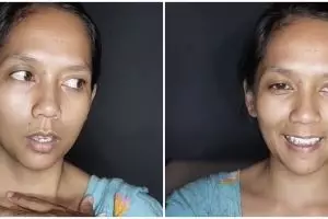 Wanita berkulit sawo matang ini diejek kelihatan tua, usai dandan glamor hasilnya mirip Dinda Kirana
