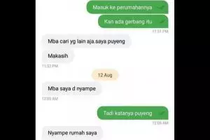 11 Chat lucu driver ojek online saat jemput penumpang ini malah di cancel, kocak sekaligus kesal