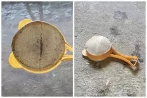 Cuma pakai 2 bahan, ini cara bersihkan noda hitam membandel di saringan teh