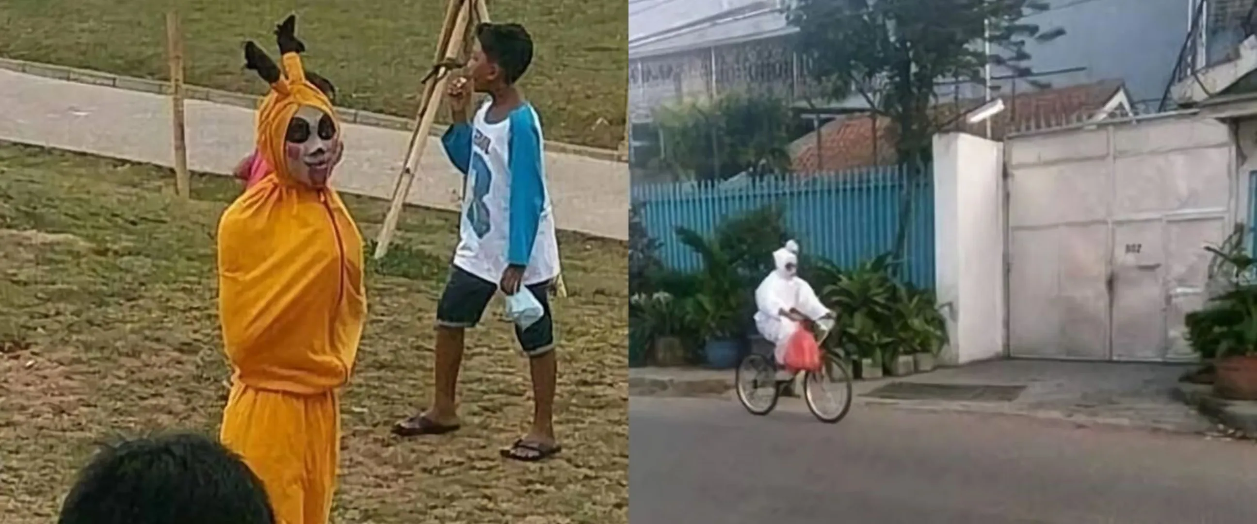 11 Momen ketemu hantu jadi-jadian ini penampakannya malah lucu, jadi nggak serem