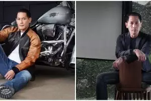 Lekat sebagai cowok cool, begini potret Chef Juna usai dirias MUA tema colourful dengan alis biru