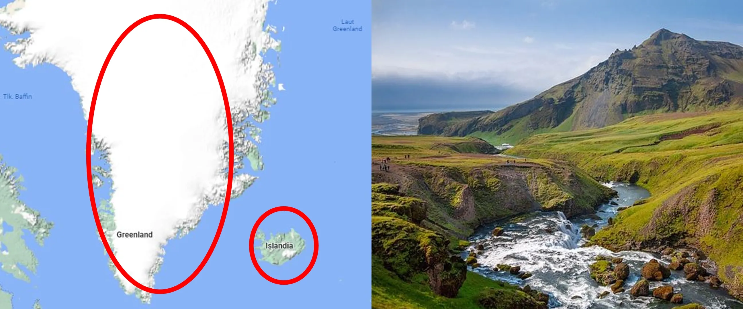 Kenapa daratan Greenland isinya cuma es sementara Islandia malah padang rumput? Begini faktanya