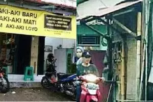 11 Tulisan nyeleneh nama bengkel ini lucu sih, tapi bikin dahi berkerut kebingungan