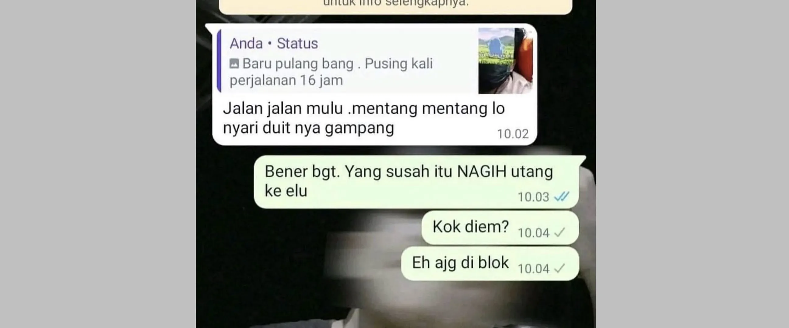 11 Chat lucu kena skakmat ini bikin bingung mau balas apa