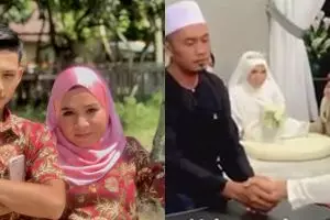 Nikahi perempuan bertubuh mungil, kisah pernikahan sepasang kekasih tak pandang fisik ini viral