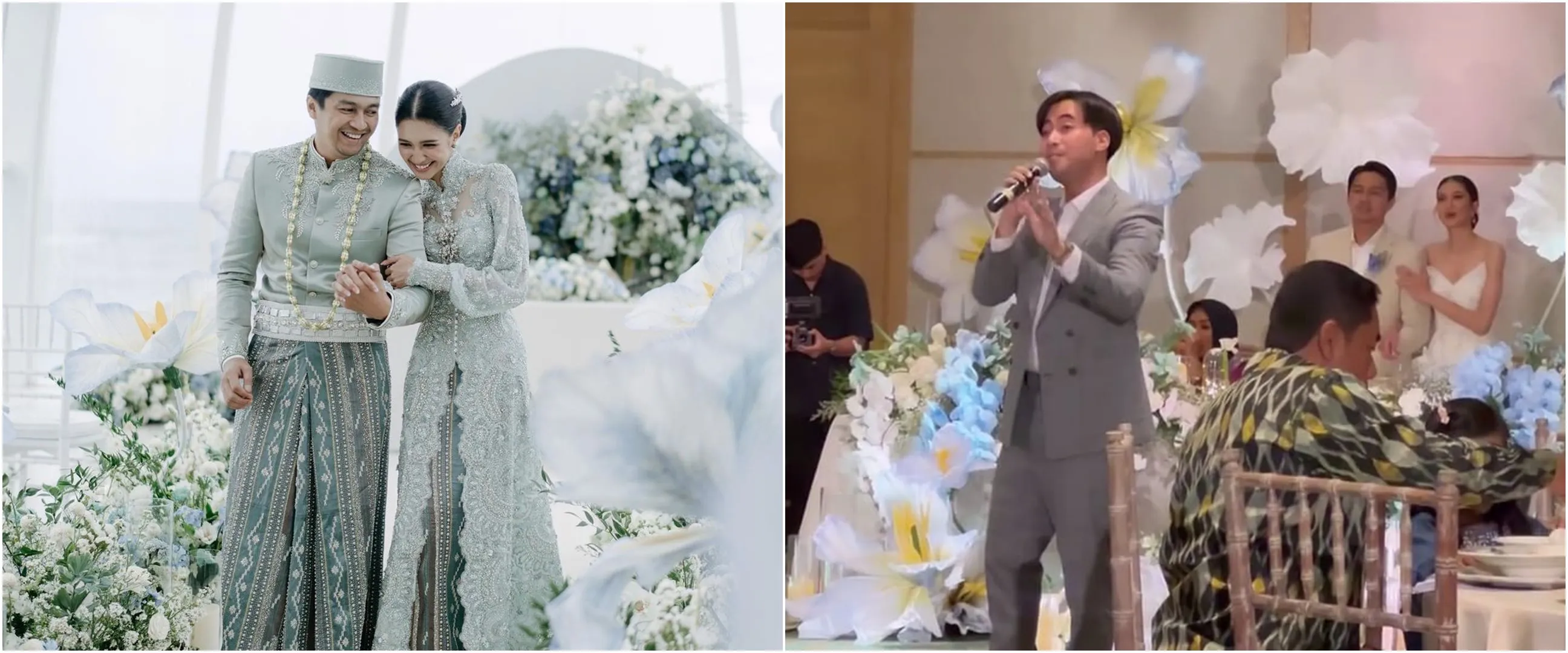 Gaya 9 seleb hadiri pernikahan Mikha Tambayong dan Deva Mahenra, Nikita Willy tampil memukau