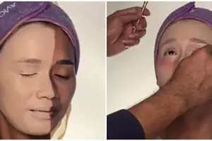 Transformasi wanita kulit eksotis dirias jadi pengantin Sunda, hasil makeupnya bikin susah dikenalin
