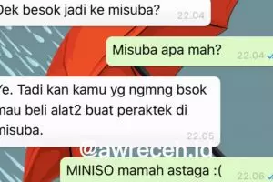 11 Chat WhatsApp lucu salah ketik ini susah dipahami, auto bikin gagal paham