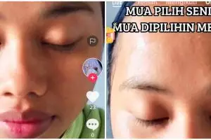 Wanita ini pakai makeup dan busana pengantin adat Sunda pilihan mertua, hasilnya kayak beda orang