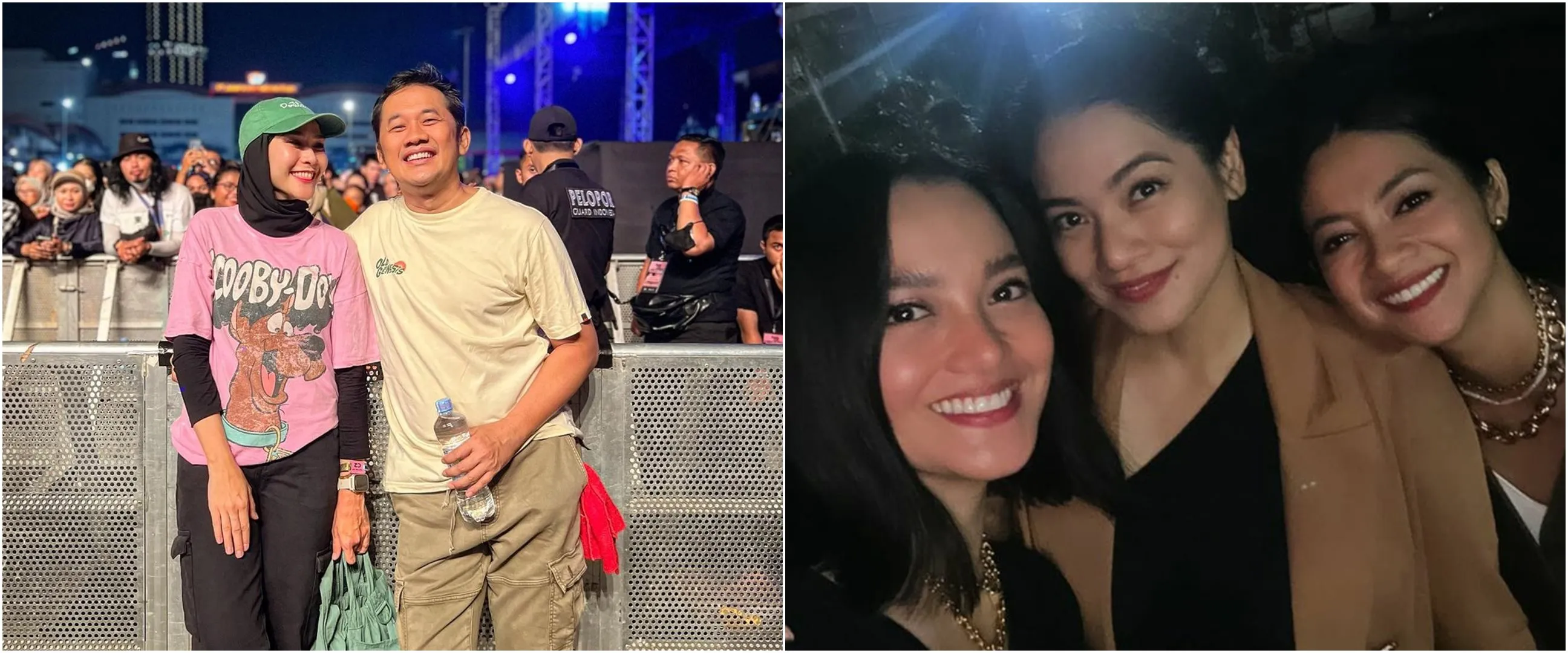 Momen 10 seleb nonton konser Sheila On 7, ikut berdendang bareng Sheila Gank