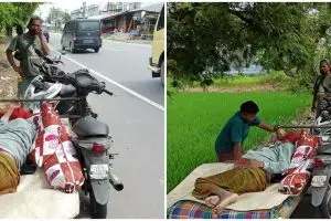 Kisah bocah kelas 6 SD kendarai bentor demi antarkan ayah ke rumah sakit, tempuh 6 jam perjalanan