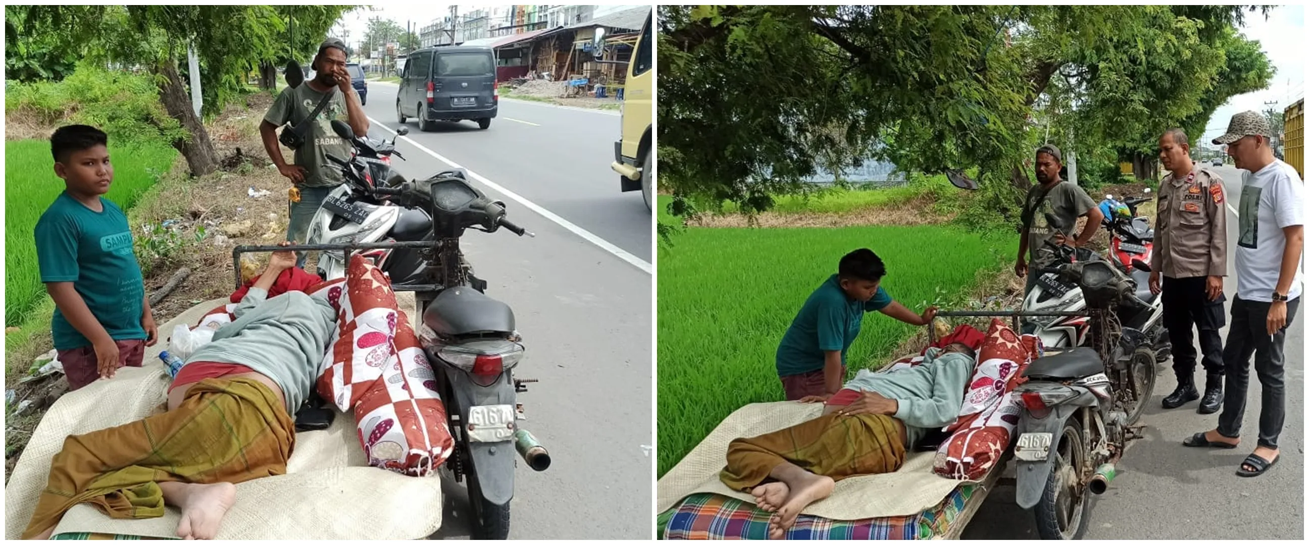 Kisah bocah kelas 6 SD kendarai bentor demi antarkan ayah ke rumah sakit, tempuh 6 jam perjalanan